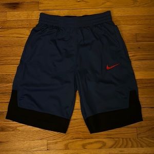 Blue Nike basketball shorts